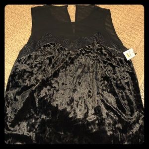 Lane Bryant Velvet tank